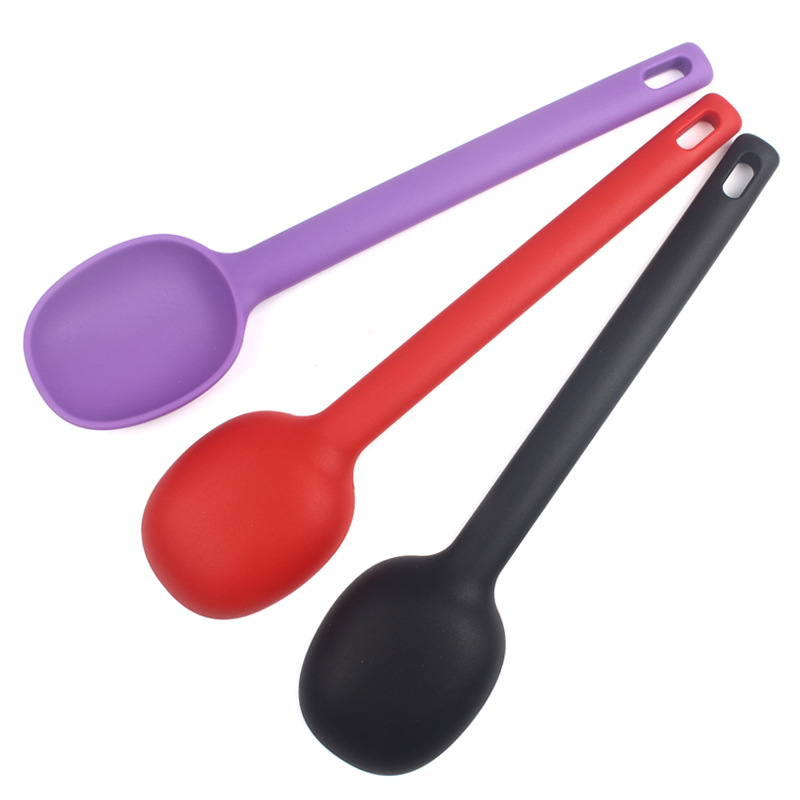 Silicone soup spoon salad stirring spoon