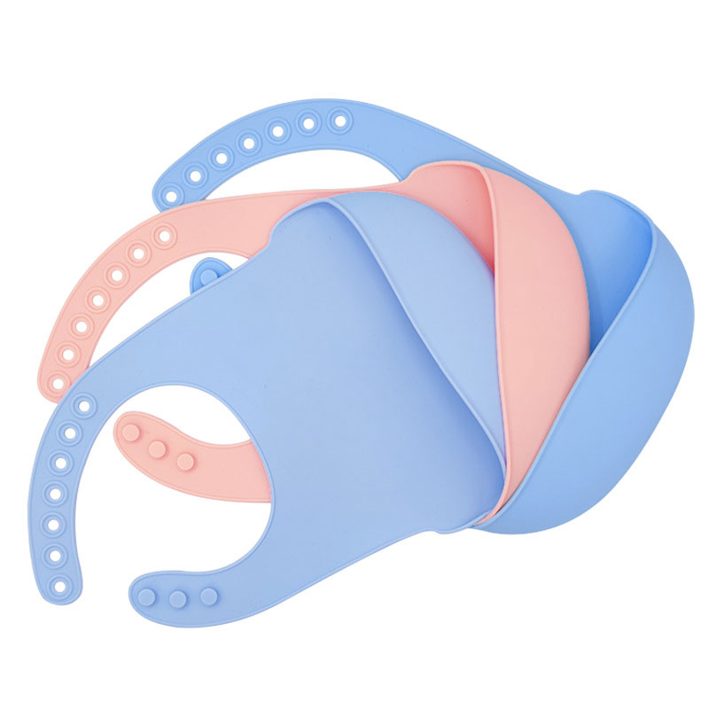 Baby eating bib, food grade silicone saliva bib
